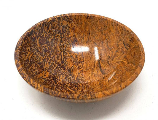 Elephant Agate Gem Stone Bowl 2" Diameter x 0.75" High