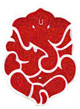 Lord Ganesh Sticker - 2.25" x 3" (10 Per Pack)