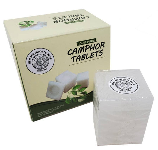 Camphor Tablets 200 grams box (20 tablets Total, each is 10