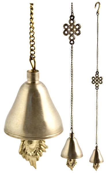 Tibetan Temple Bell - 2"H, 2"D (22"L)