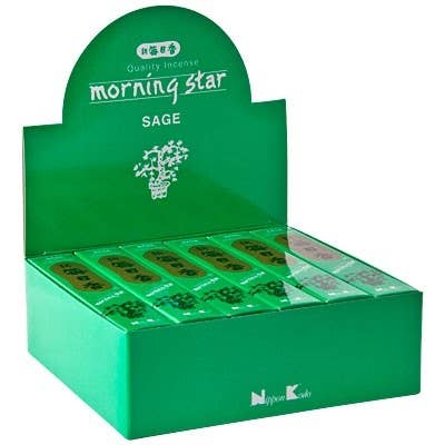 Morning Star Sage Incense 50 Sticks (12 Packs)