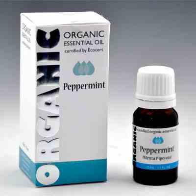 Auroshikha Peppermint Organic Essential Oil 10ml - 1/3fl.oz.