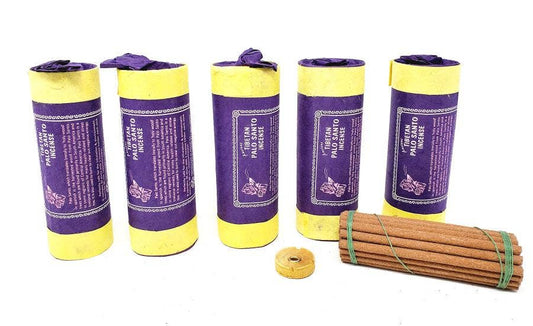 Tibetan Palo Santo Incense (30 stick) 4.5" Long- 5 Pack