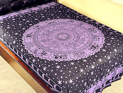 Zodiac Tapestry (Purple) - 72" x 108"