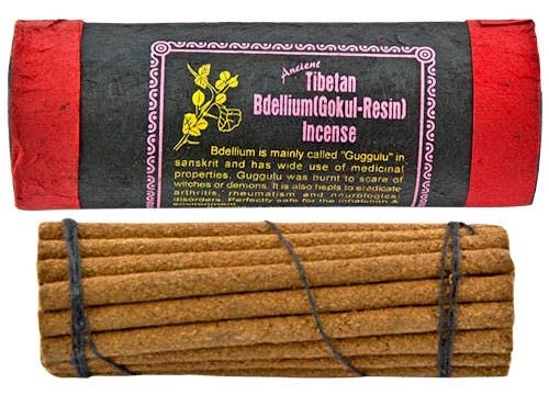 6 Packs Tibetan Bdellium Gokul Resin Incense 30 Sticks - 4.5