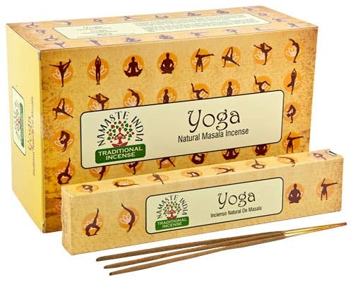 Namaste India - Yoga Incense - 12 Sticks Pack