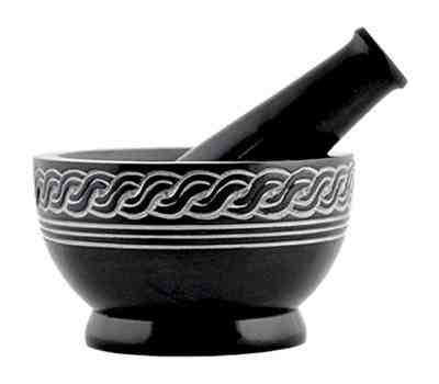 Celtic Knot Mortar & Pestle - 2.5"H, 4"D