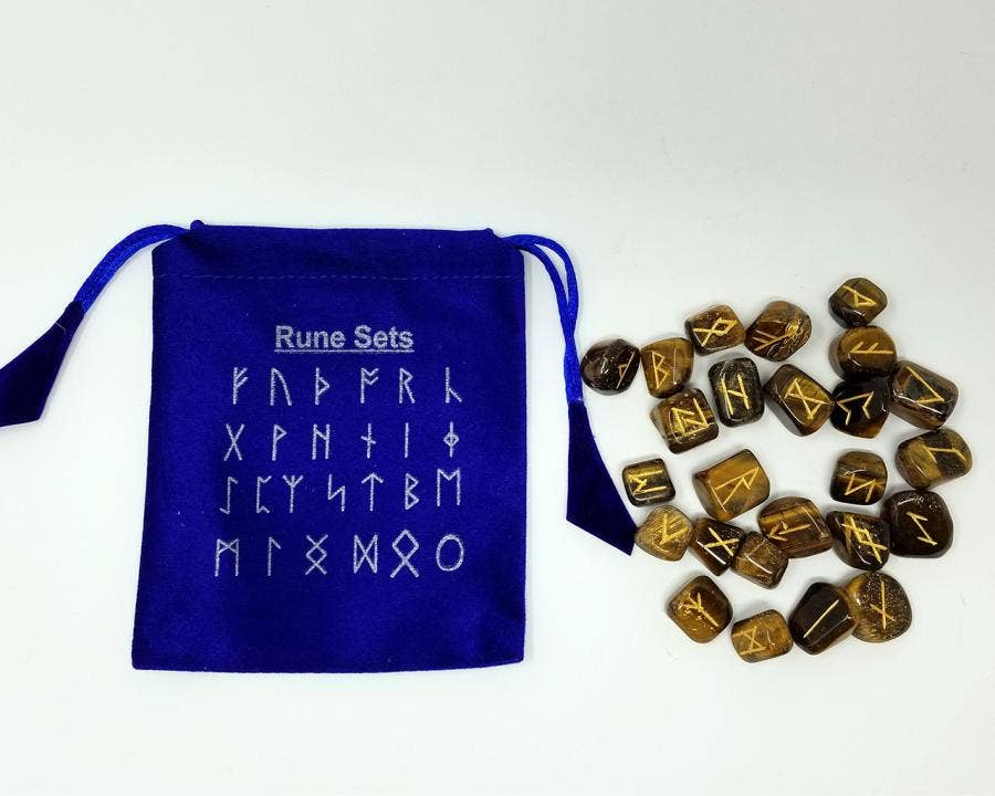 Tiger Eye Rune Set