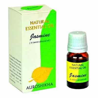 Auroshikha Jasmine Natural Essential Oil 10ml - 1/3fl.oz.