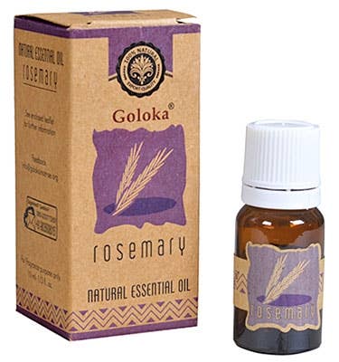 Goloka Rosemary Essential Oil 10 ML - 1/3 FlL Oz.