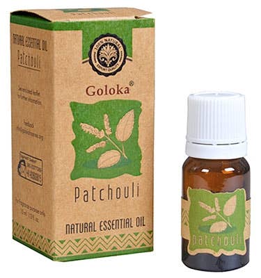 Goloka Patchouli Essential Oil 10 ML - 1/3 FL Oz.