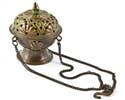 Tibetan Hanging Censer Burner Antique - 3.75"H