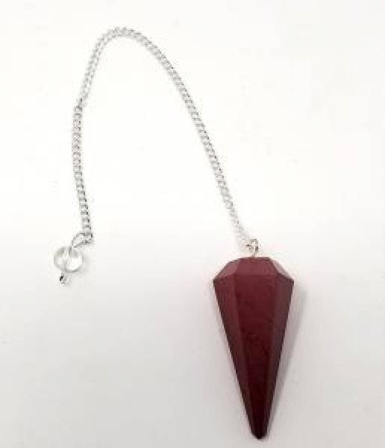 Mookaite Jasper Gemstone Pendulum with Chain(4PACK)