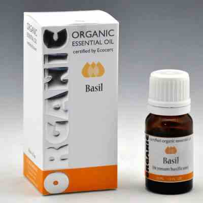 Auroshikha Basil Organic Essential Oil 10ml - 1/3fl.oz.