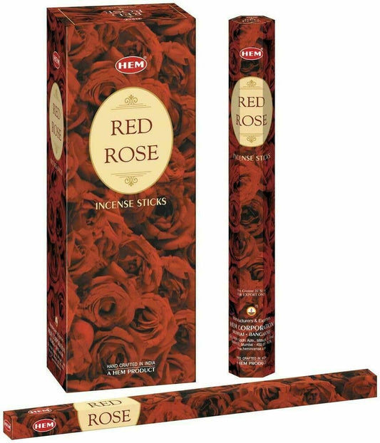 Hem Red Rose Incense 120 Sticks