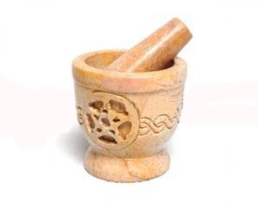 Pentacle Knot Mortar & Pestle 3"D