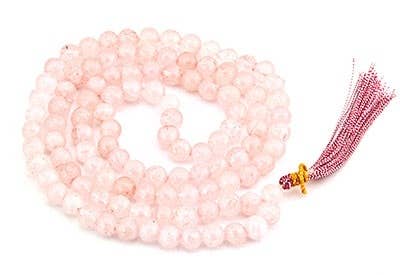 Rose Quartz Prayer Mala - 8mm