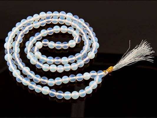 Opalite Prayer Mala - 8mm