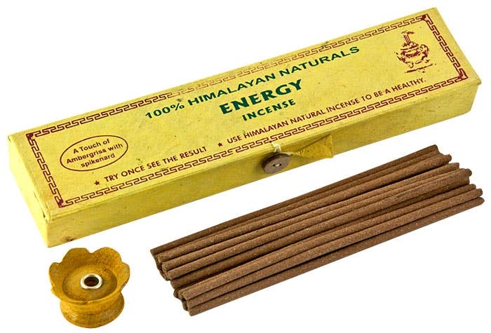 6 Packs 100% Himalayan Naturals - ENERGY Incense 30 Sticks