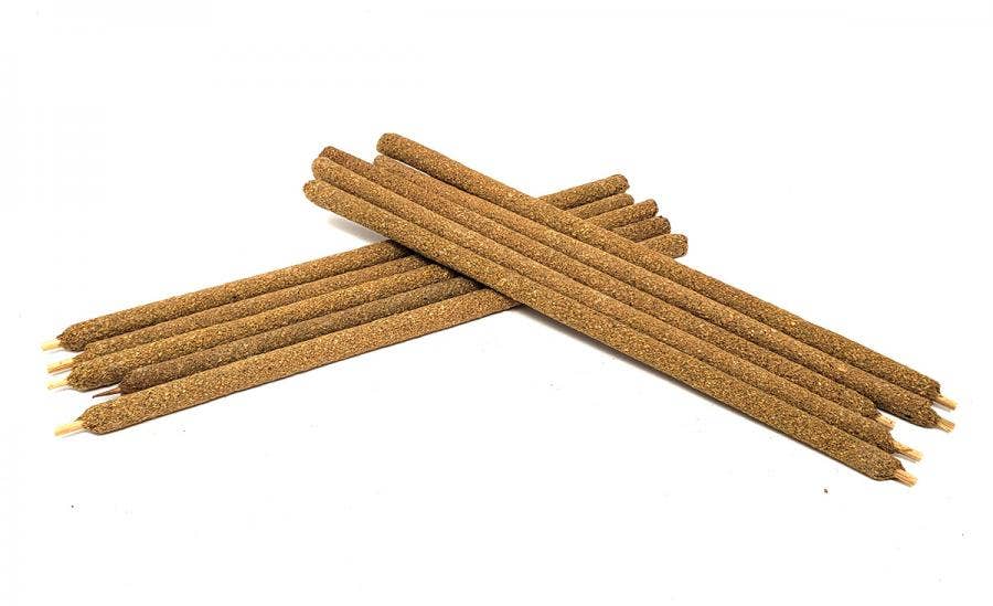 Coconut & Palo Santo Incense Sticks 8" (10 thick sticks pack