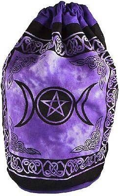 Triple Moon Pentacle Backpack - 18"L