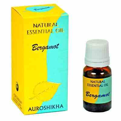 Auroshikha Bergamot Natural Essential Oil 10ml - 1/3fl.oz.