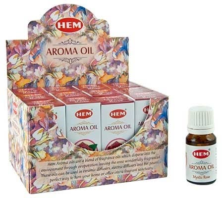 Hem Mystic Aroma Organic Oil 10ML per Bottle (12 P/Box)