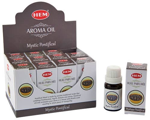 Hem Mystic Aroma Organic Oil 10ML per Bottle (12 P/Box)