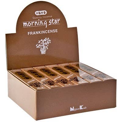 Morning Star Frankincense Incense 50 Sticks (12 Packs)