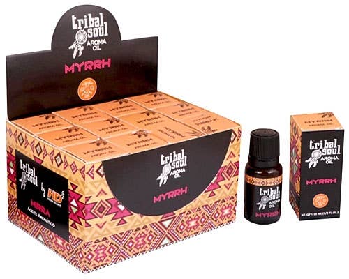 Tribal Soul - Myrrh Aroma Oil 10 ML - 1/3 FL. Oz. (12 Per Bo