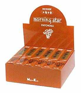 Morning Star Patchouli Incense 50 Sticks (12 Packs)