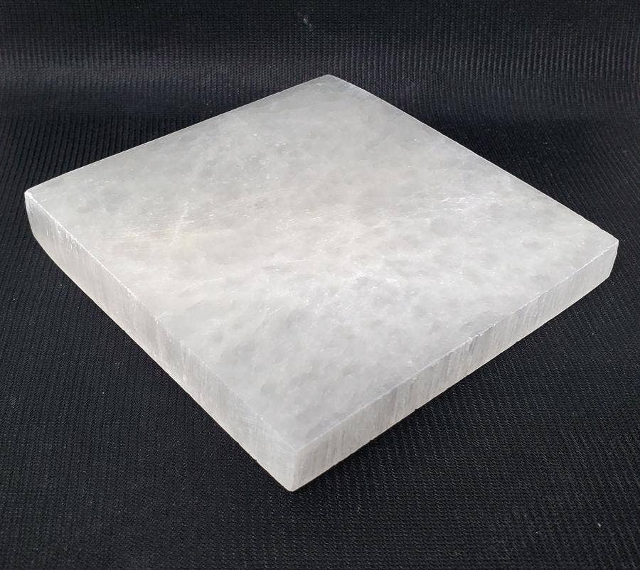 Selenite Square 4"