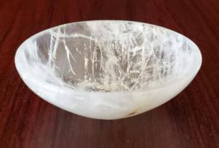 3" Crystal Quartz Gemstone Bowl