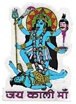 Goddess Kali Sticker - 2.5" x 3.5" (10 Per Pack)