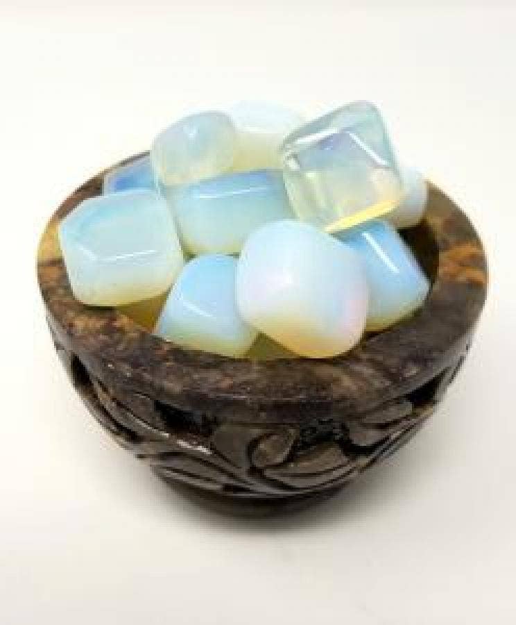 Opalite Tumbled Stone 1 Lb (Genuine Polished Gemstone)