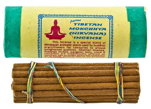 6 Packs Tibetan Mokchhya Nirvana Incense 30 Sticks - 4.5"L