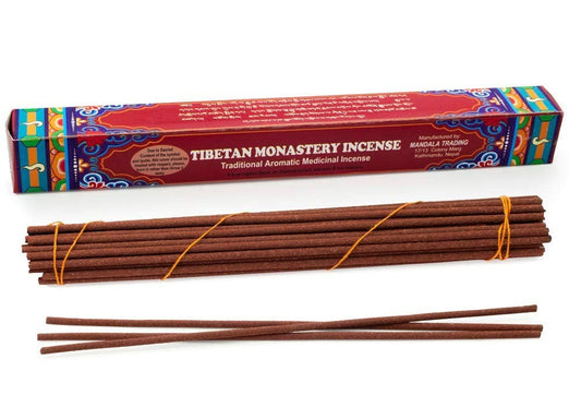 6 Packs Tibetan Monastery Incense 40 Sticks - 10.5"L