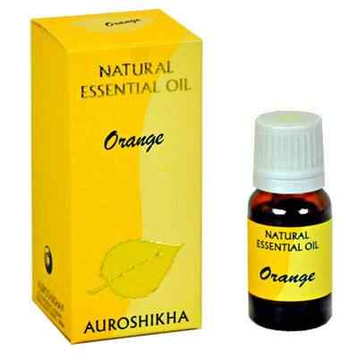 Auroshikha Orange Natural Essential Oil 10ml - 1/3fl.oz.