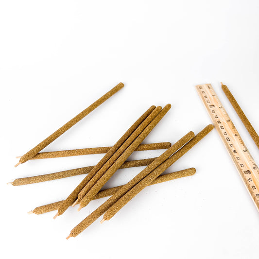 Palo Santo & Rose Incense Sticks 8" (10 thick sticks pack)