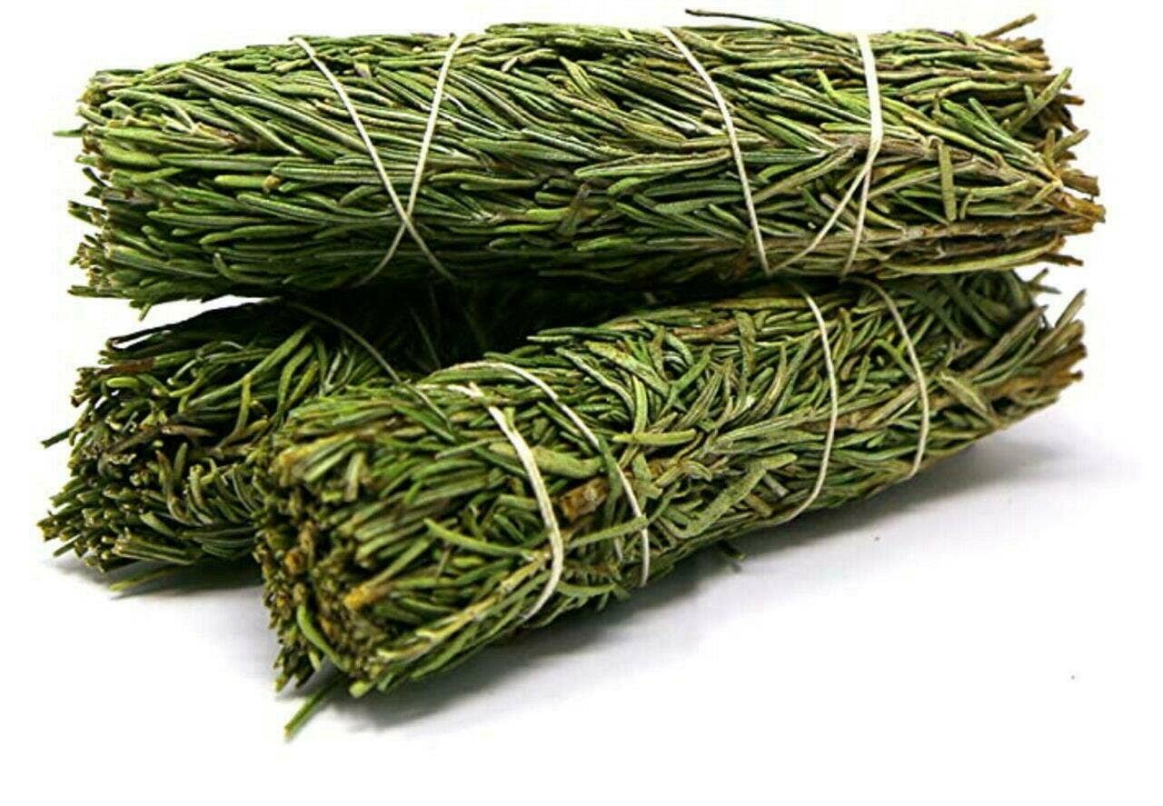 Rosemary Smudge Stick ( 1 Bundle, For Memory, Home cleansing ) Made in USA