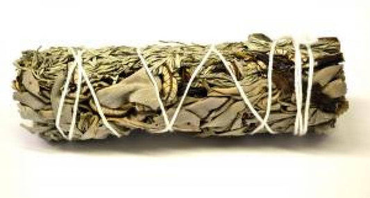 White Sage, Blue Sage & Yerba Santa Smudge Stick 4"