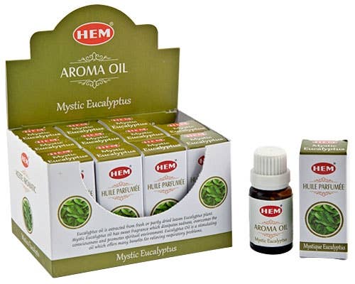 Hem Mystic Aroma Organic Oil 10ML per Bottle (12 P/Box)