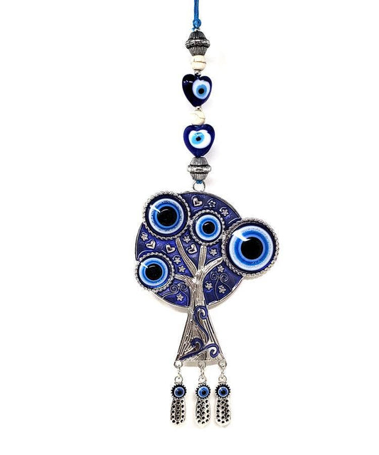 Tree of Life w/ Evil Eye Hanging 8"L x 3"D