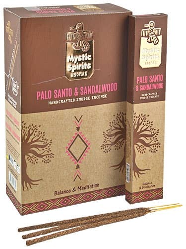 Mystic Spirits - Palo Santo & Sandalwood Incense - 8 Sticks