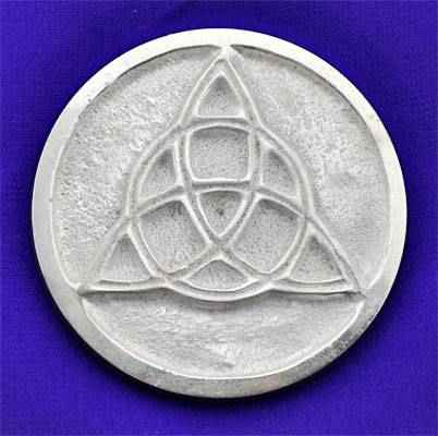 Triquetra Metal Altar Tile - 3"D