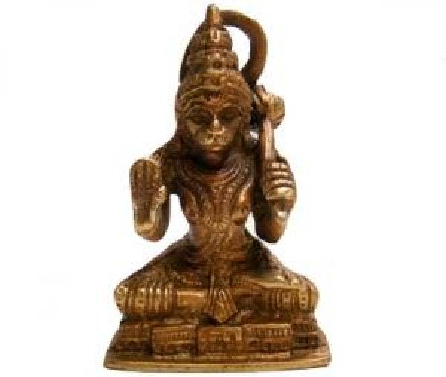 Blessing Hanuman 3"H 2"W