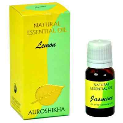 Auroshikha Lemon Natural Essential Oil 10ml - 1/3fl.oz.