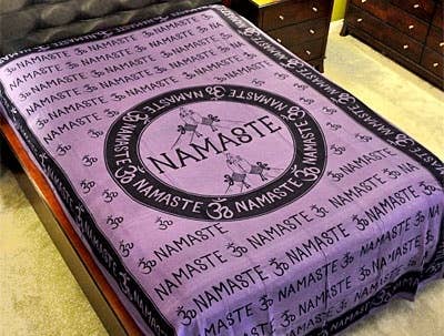 Namaste Tapestry (Purple) - 72" x 108"