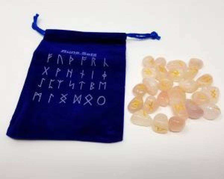 Rose Quartz Rune Set