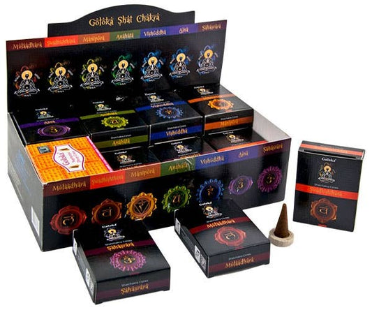 Goloka Chakra 8-In-One Combo Cones - 10 Cones Pack (24 Per B